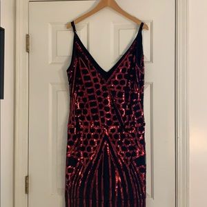 Full length Formal sequence gown